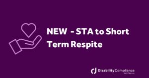 NEW  - STA to Short Term Respite