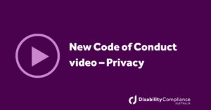New Code of Conduct video – Privacy