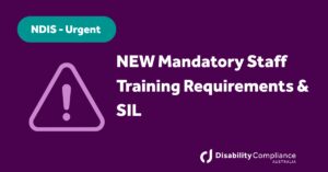 NEW Staff Training Requirements & SIL