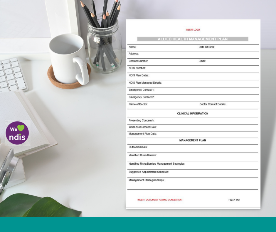 Allied Health Management Plan