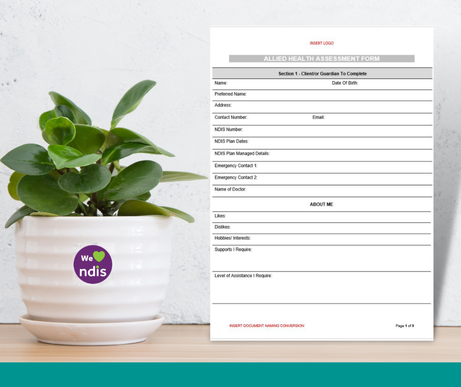 Allied Heath Assessment Form