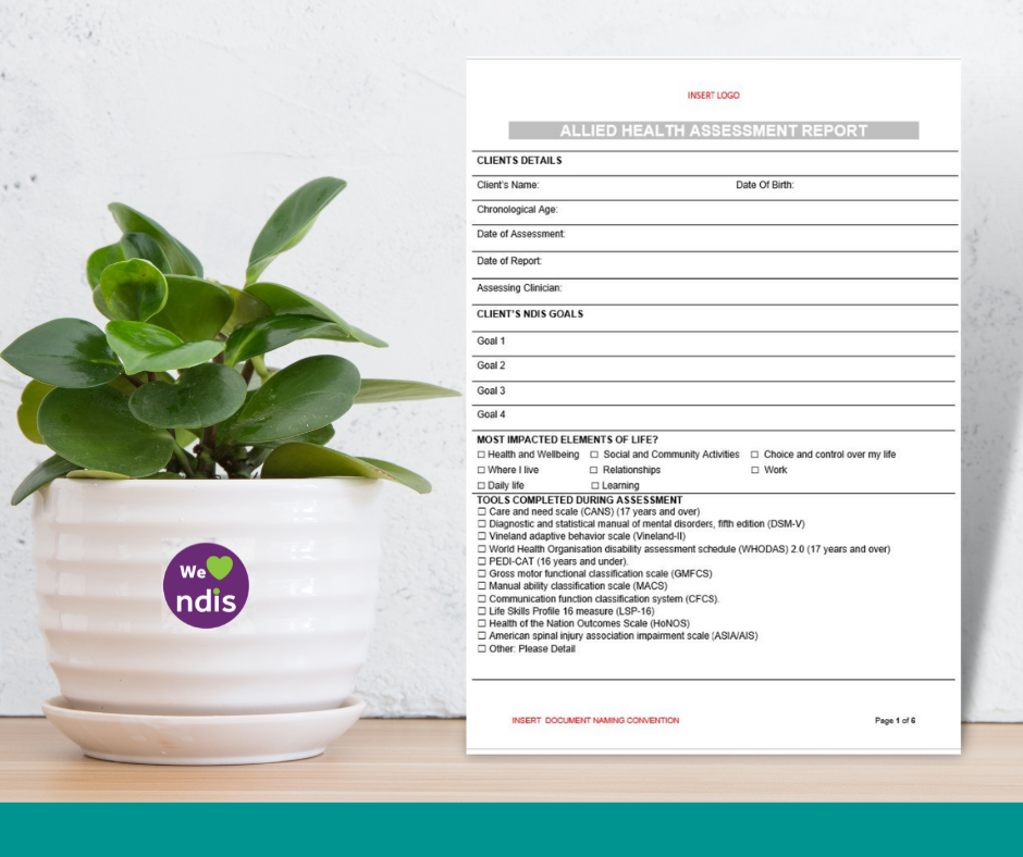 Allied Heath Report Form