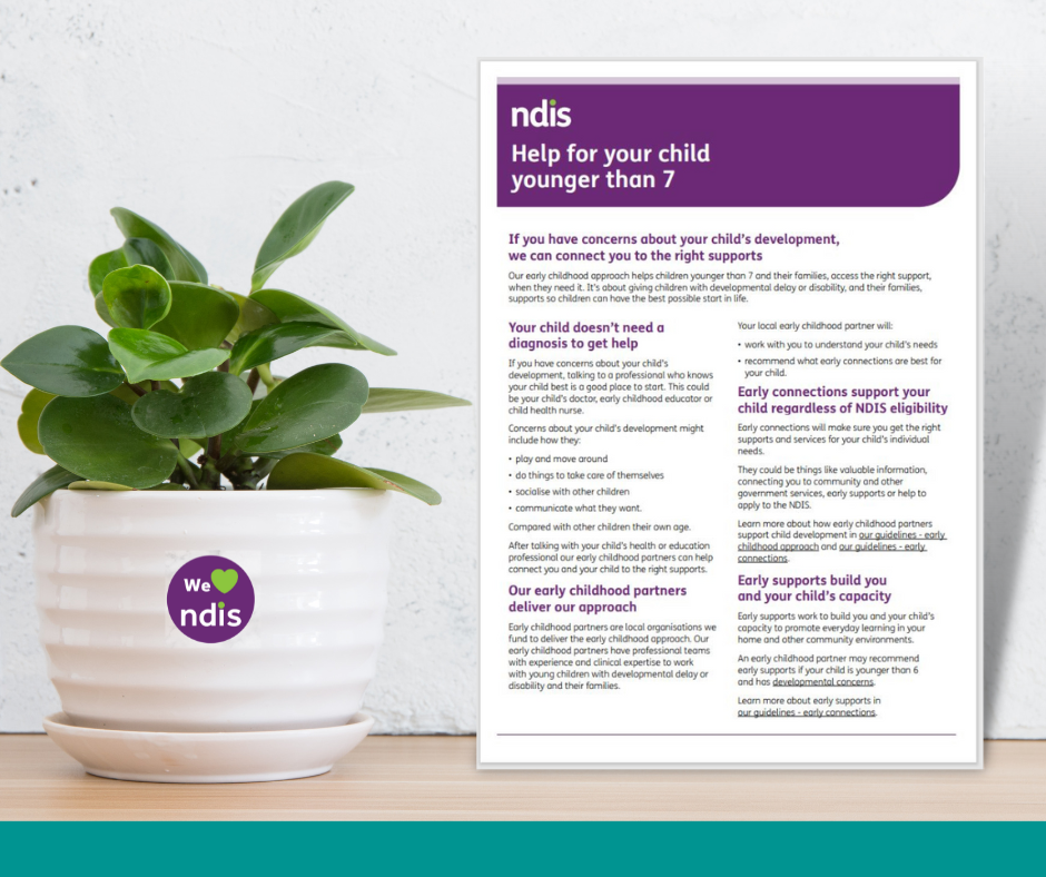 NDIS - Help for under 7 years of age