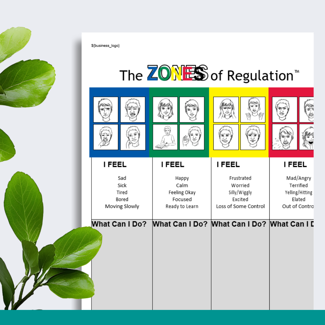 Zones of Regulation Form