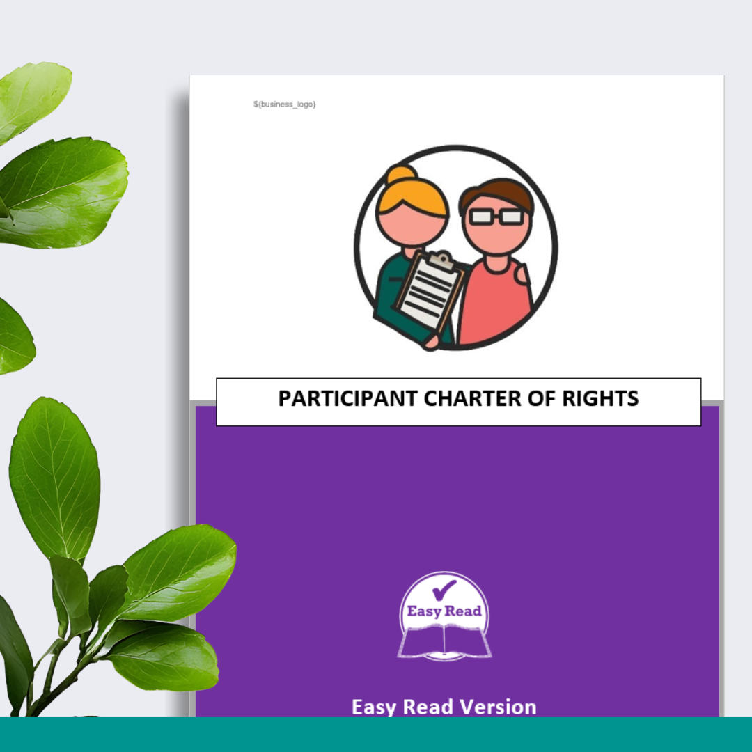 Easy To Read - Participant Charter of Rights