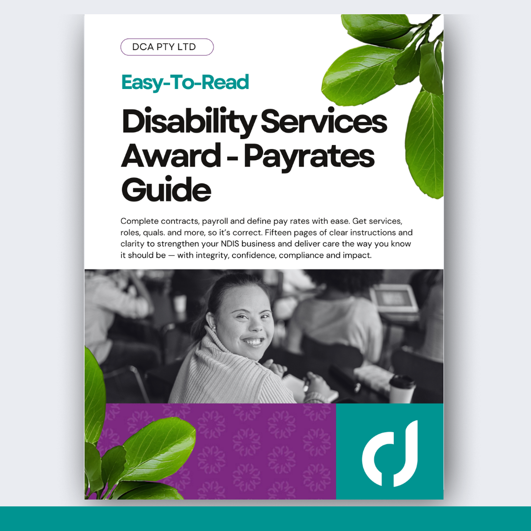 SCHADS Award Payrates Guide 2026-27 (Disability Services)