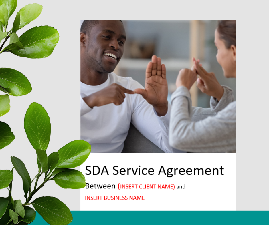 SDA Service Agreement