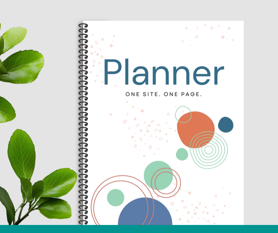 NDIS Participant or Site Communication Book & Daily Diary - Jan to Jun 2027 (Circles)