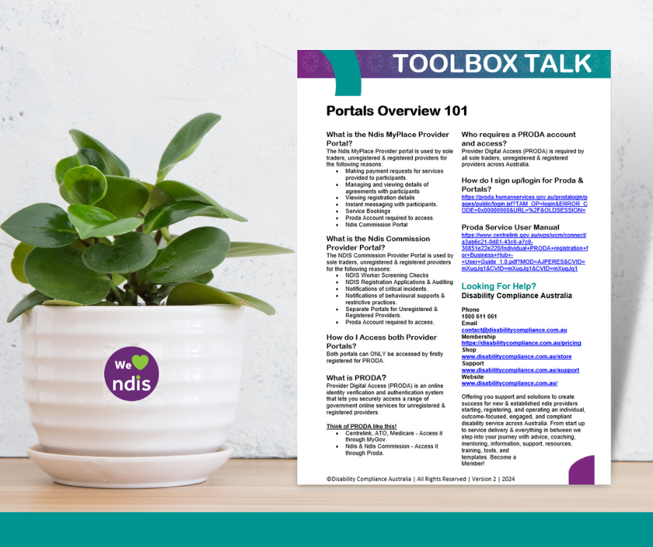 Portal Overview 101 Toolbox Talk
