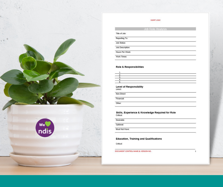 Job Role Analysis Form