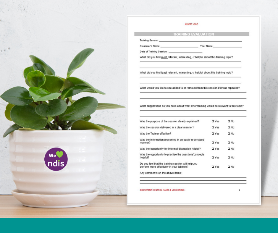 Training Evaluation Form