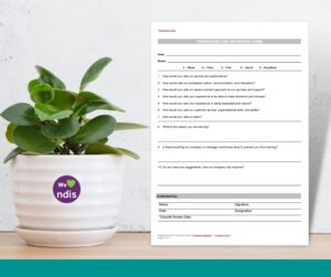 Participant Exit Interview Form