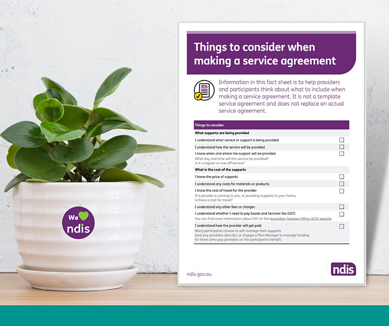 NDIS - Making a Service Agreement Provider Considerations