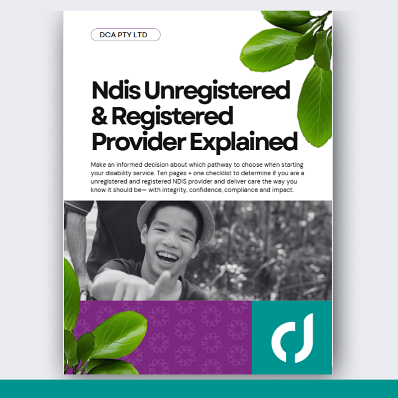 Ndis Unregistered & Registered Provider Explained Module