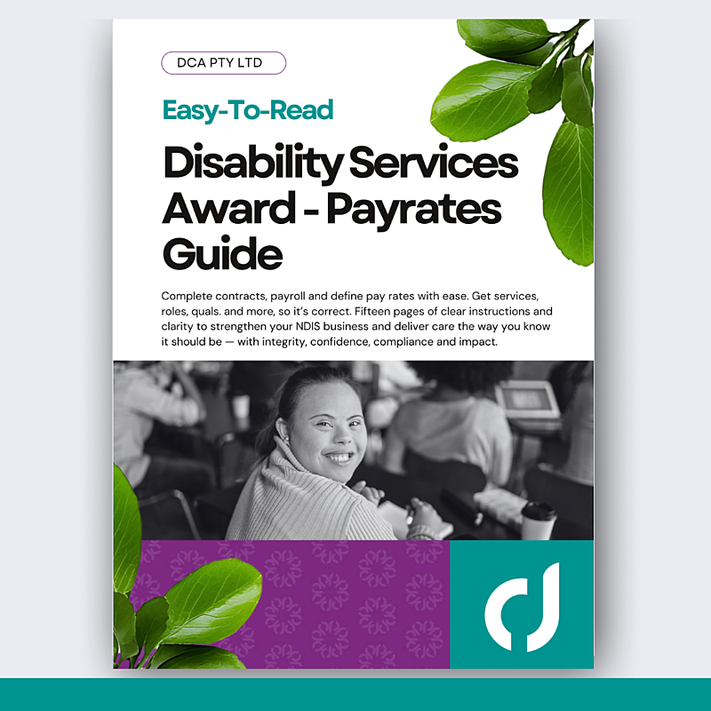 SCHADS Award Payrates Guide 2026-27 (Disability Services)