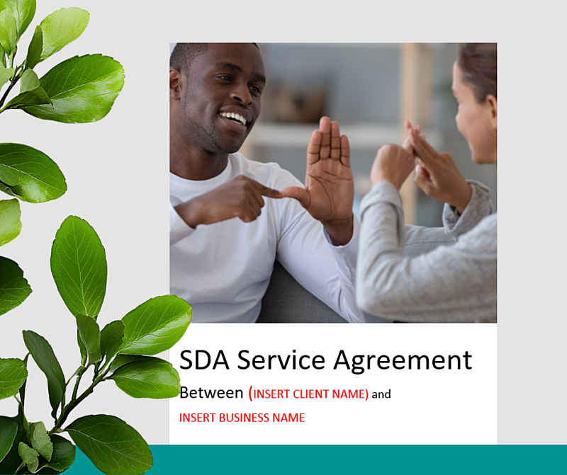 SDA Service Agreement