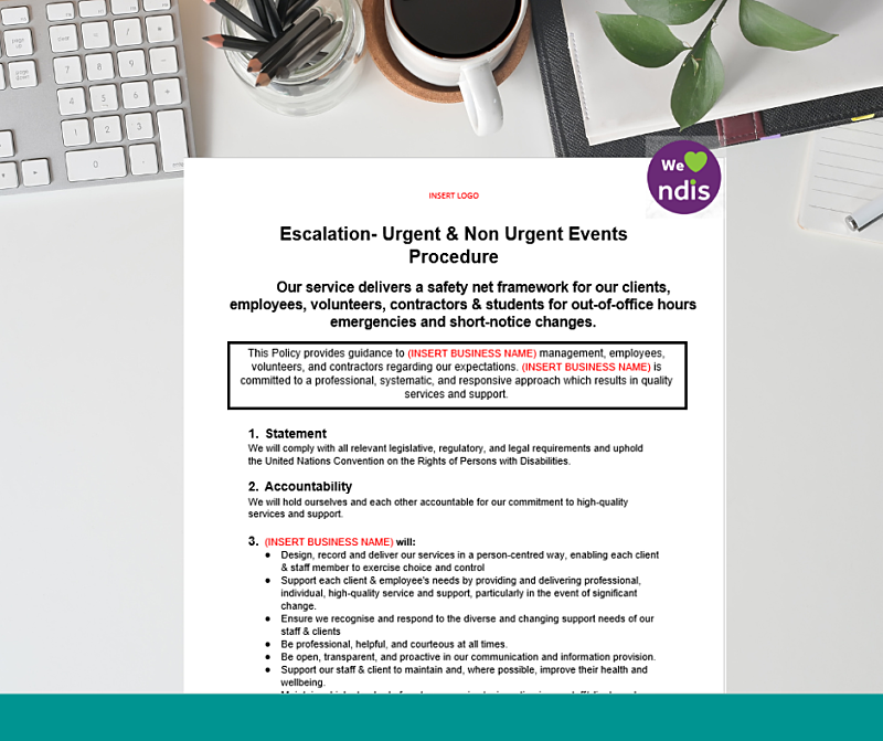 Escalation - Urgent & Non Urgent Events