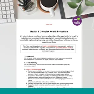 Health & Complex Health Procedure