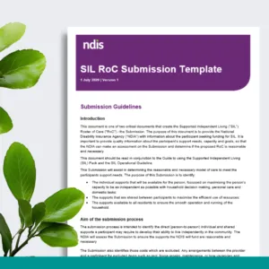 SIL Submission Template Form