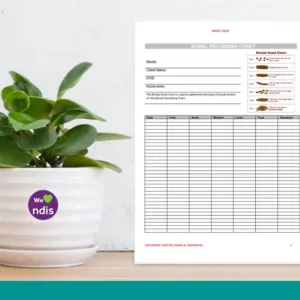 Bowel Recording Chart Form
