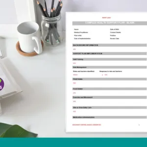 Complex Health Support Plan - Blank
