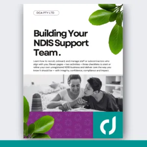 Building Your NDIS Support Team Module
