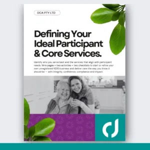Defining Your Ideal Participant & Core Services Module