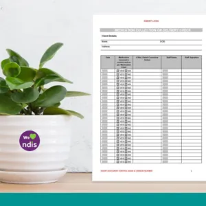 Medication Collection & Delivery Check Form