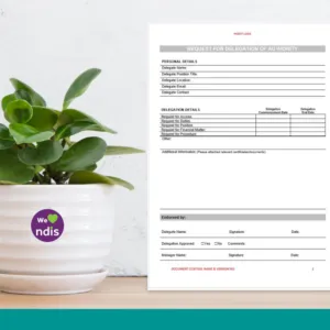 Request for Delegation of Authority Form