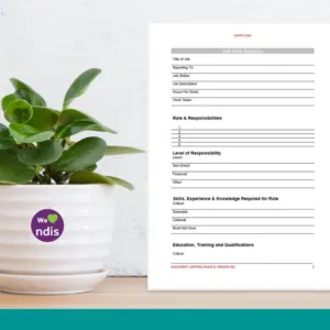Job Role Analysis Form