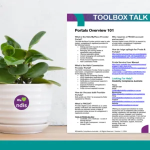 Portal Overview 101 Toolbox Talk