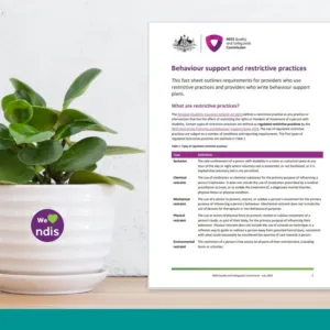Ndis Commission - Behaviour Support & Restrictive Practices