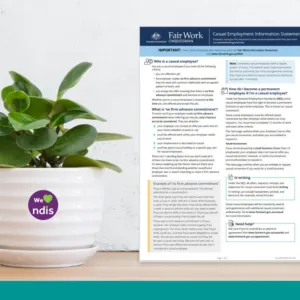Fair Work  - Casual Employment Information Statement