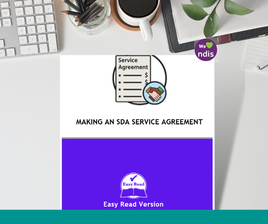 Easy To Read - Making a SDA Service Agreement
